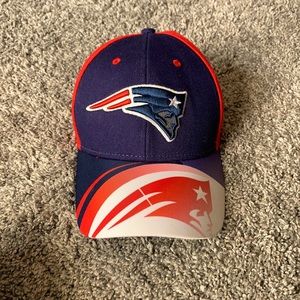 Patriots hat red white and blue
